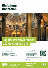 Poster Tag der Promovierenden 2016